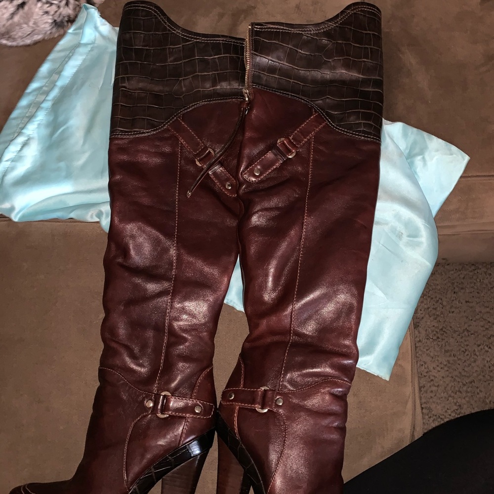 Dark Brown Marciano boots